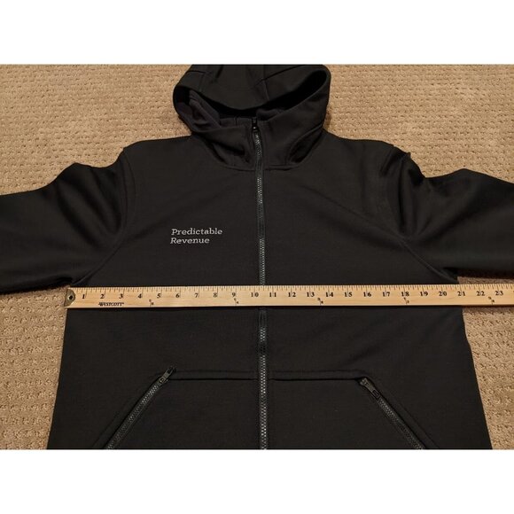 Lululemon Men's Medium Welter Weight Hoodie Black Full Zip Embroidered - Picture 7 of 9